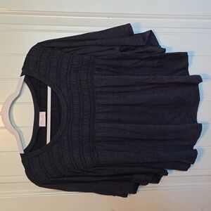 Pink Lily flower crop top XL